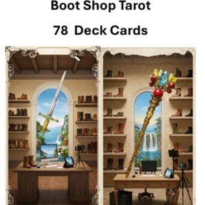 Boots shop  tarot deck 78 cards
